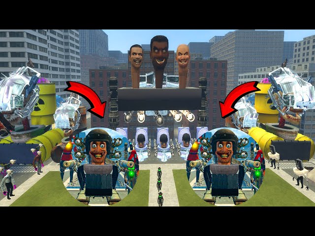 NEW MECHA CORRUPTED SPEAKERMAN VS ALL TITAN BOSS SPEAKERMAN AND CAMERAMAN AND OTHER in Garry's Mod!