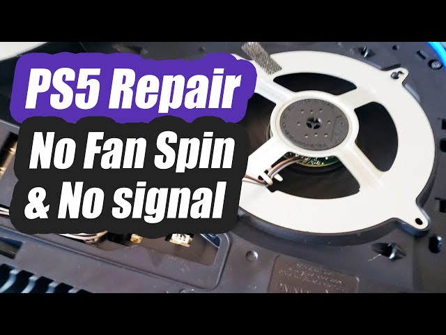 PS5 Motherboard Repair. No Signal and No Fan Spin - HDMI Connector replacement