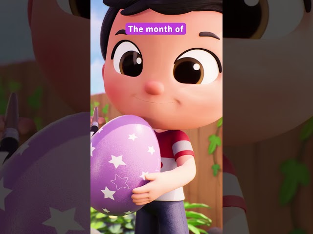 🗓️ 🍂🌸The Months of the Year Song🌞❄️ #appmink #nurseryrhymes #kidssong #cartoon #kids #animation