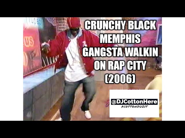 Crunchy Black Doing the Memphis Gangsta Walk Dance On Rap City w/ Three 6 Mafia (2006)
