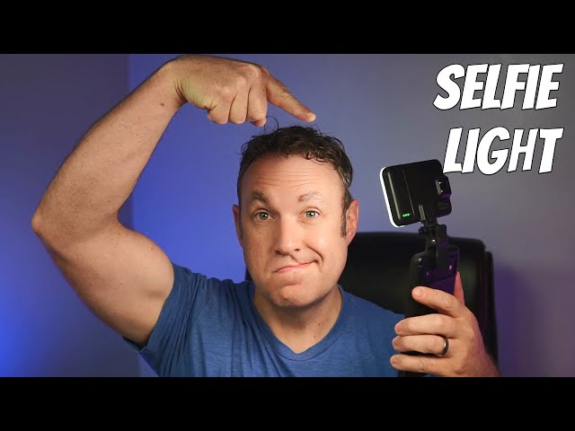 Perfect LED Selfie Light for a phone or camera or laptop webcam!