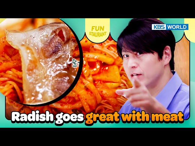 Radish goes great with meat [Stars' Top Recipe at Fun-Staurant : EP.162-6] | KBS WORLD TV 230306