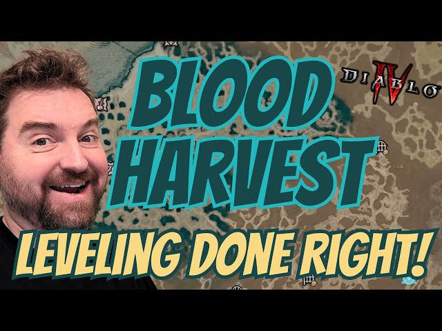 Diablo 4 - 16 Tips & Tricks to Speed Level W/ Blood Harvests