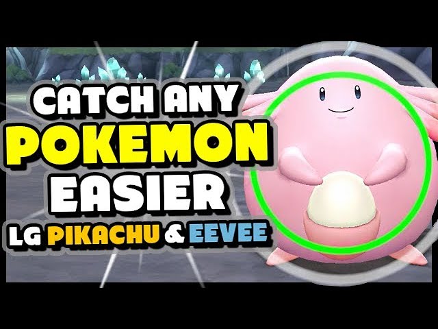 How To CATCH ANY POKEMON EASIER in Pokemon Lets Go Pikachu and Eevee! - Four Tips