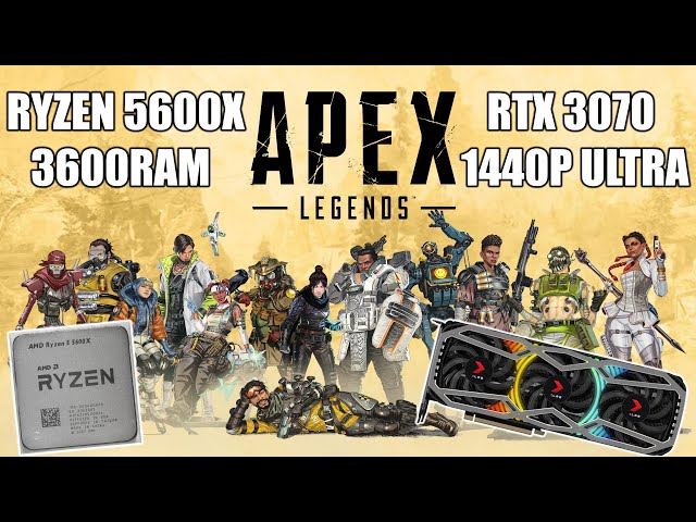 Ryzen 5600X + RTX 3070 Apex Legends Gameplay 1440p Ultra Settings