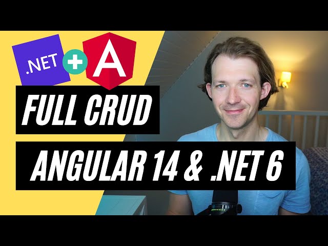 CRUD with Angular 14 & .NET 6 🚀 Web API, EF Core & SQL Server