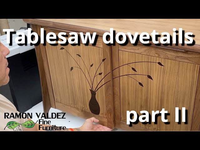 Tablesaw dovetails part II