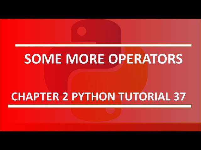 Assignment Operators : Python tutorial 37
