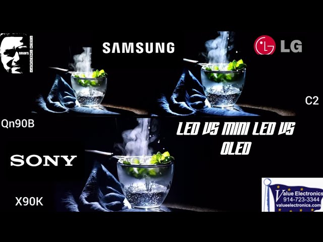 SONY X90K VS SAMSUNG Q90B VS LG C2.  LED VS MINI LED VS OLED!