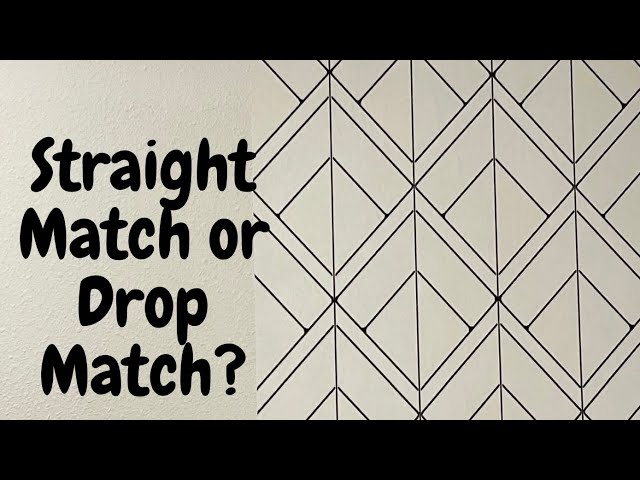 Wallpaper Straight Matches and Drop Matches - Spencer Colgan