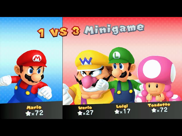 Mario Party 10 - Mario vs Luigi vs Toadette vs Wario - Chaos Castle