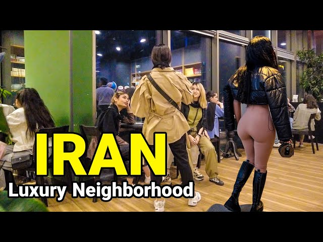 IRAN 2023 - NightLife In Luxury Neighborhood And Luxury Mall | Shiraz Vlog  ایران