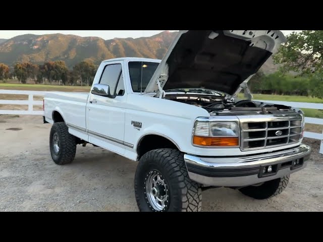 103k Mile 1997 Ford OBS F-350 Powerstroke Single Cab For Sale Walk Around