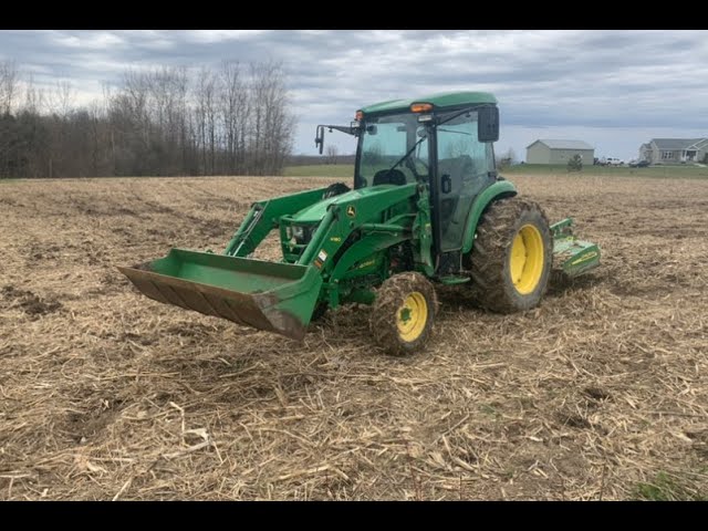 Getting the corn field ready for planting