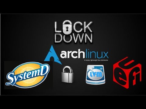 Install Arch Linux with Encryption, LVM and systemd-boot
