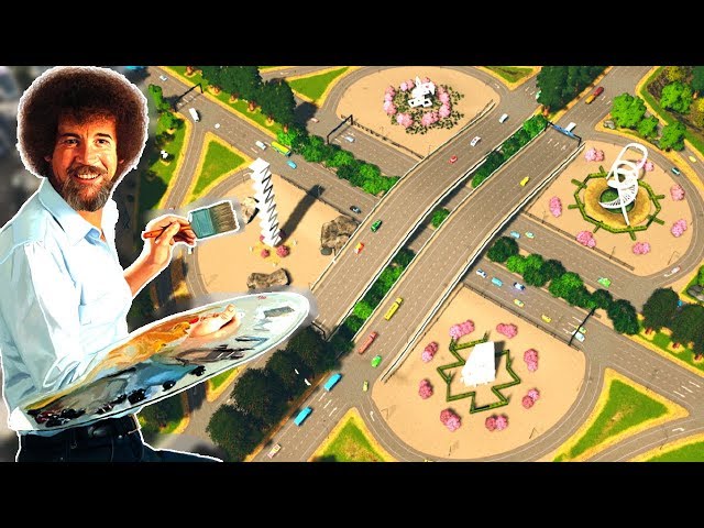 How to "Bob Ross" a City with Happy Accidents in Cities Skylines!