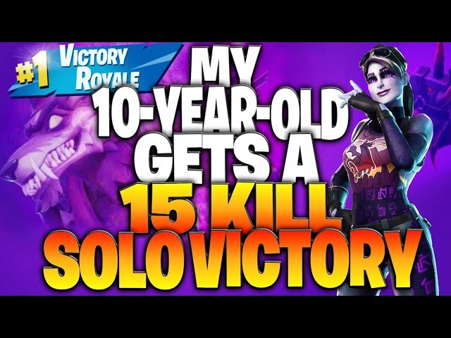 I Promised My Son The "Dark Bomber" IF He Got A Solo Victory (My 10-Year-Old Gets 15 Eliminations)
