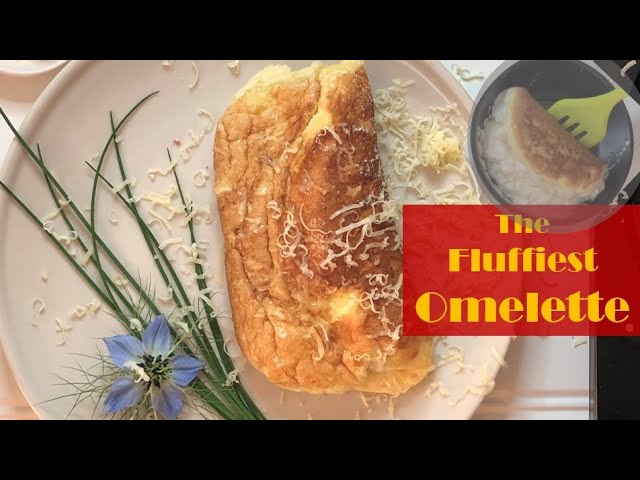 Souffle Omelette | The Softest and Fluffiest Omelette | 舒芙裡煎蛋饼 | スフレオムレツの作り方 | TikTok Omelette