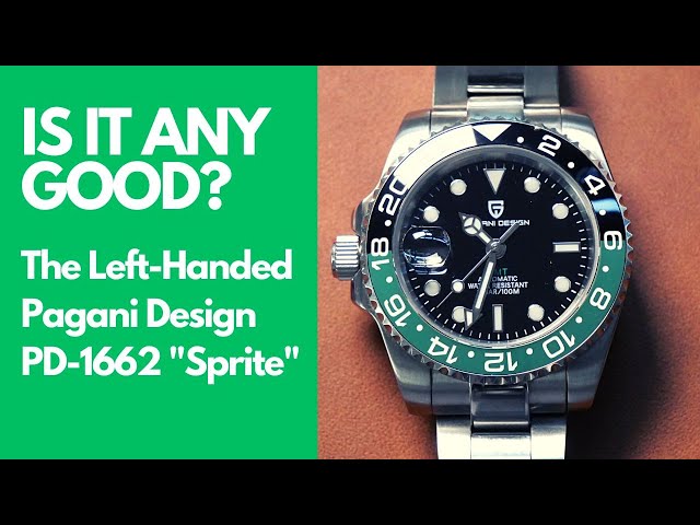 The Pagani Design PD-1662 Left-Handed GMT Watch ....this has me more confused than Scooby Doo!