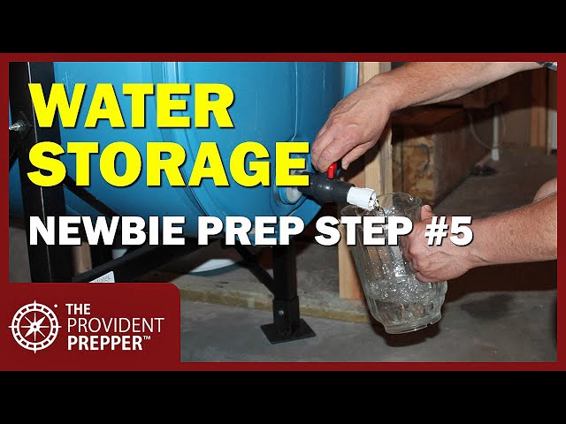 Newbie Prepper Step 5 – Water Storage and Purification