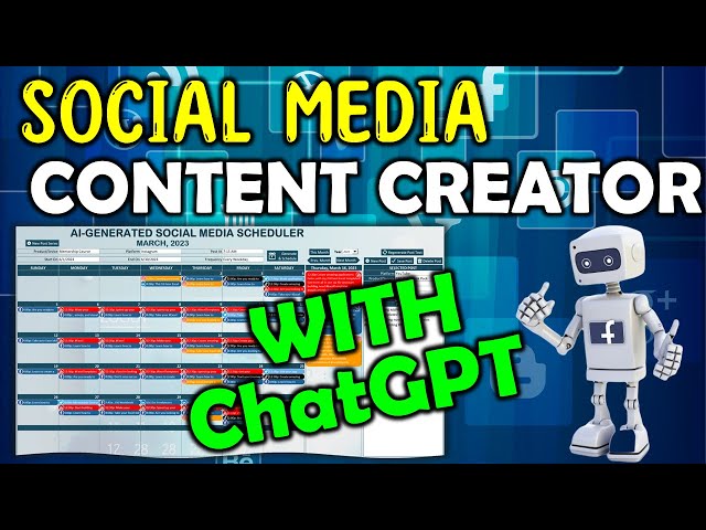 How To Create An AI-Generated Social Media Content Calendar + Free Download