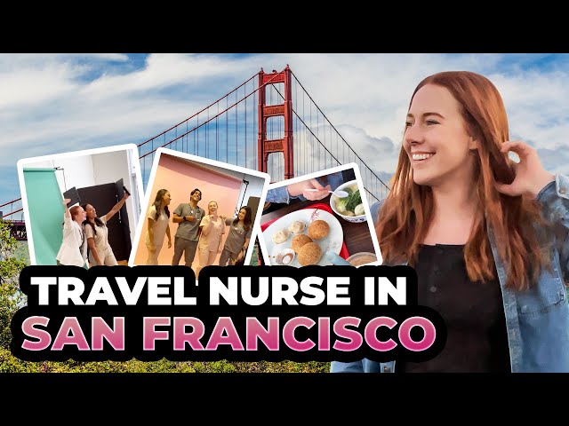 Day in the Life of a Travel Nurse Vlog | Visiting San Francisco and Shooting with Vivian