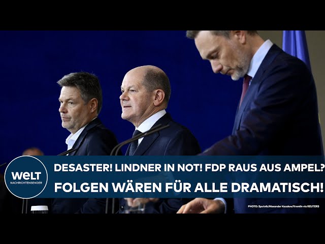 DEUTSCHLAND: Ampel-Desaster! Lindner in Not! FDP raus aus Koalition? Die Folgen wären dramatisch