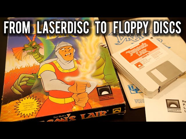 Dragons Lair on the Amiga - How a laserdisc game fit onto 6 floppy disks | MVG