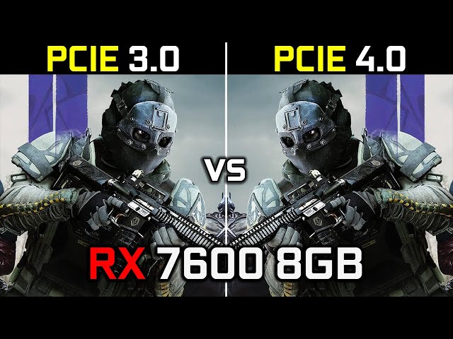 RX 7600 8GB PCIe 3.0 vs PCIe 4.0 | Test In 10 Games | is there a Difference? 🤔 | 2023