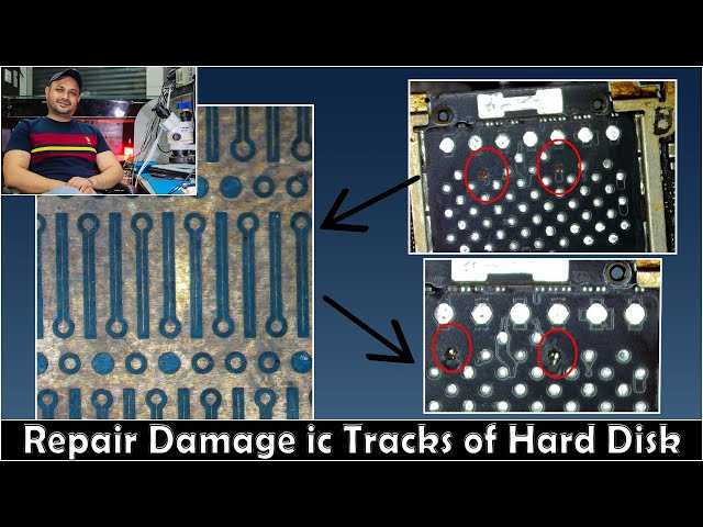 How to repair damage ic tracks of Hard Disk | How to Easy fix iPhone broken ic pads | MRA Academy