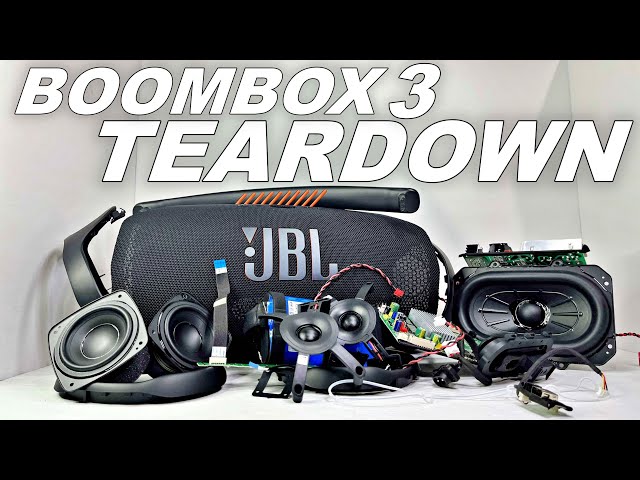 JBL BOOMBOX 3 COMPLETE TEARDOWN !!!!