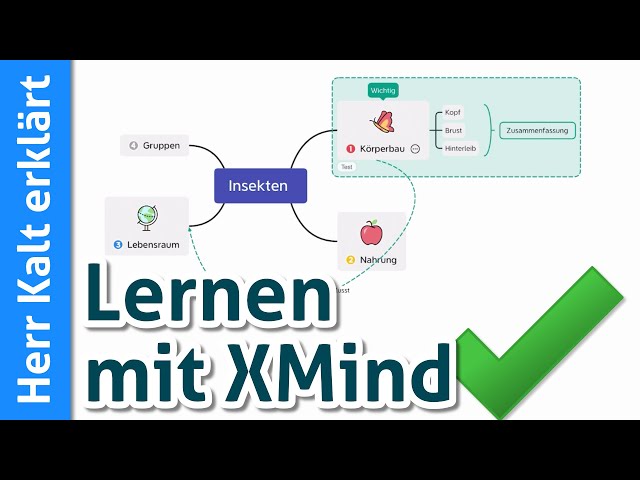 XMind für Windows/Mac Anleitung: Mindmaps zum Lernen nutzen