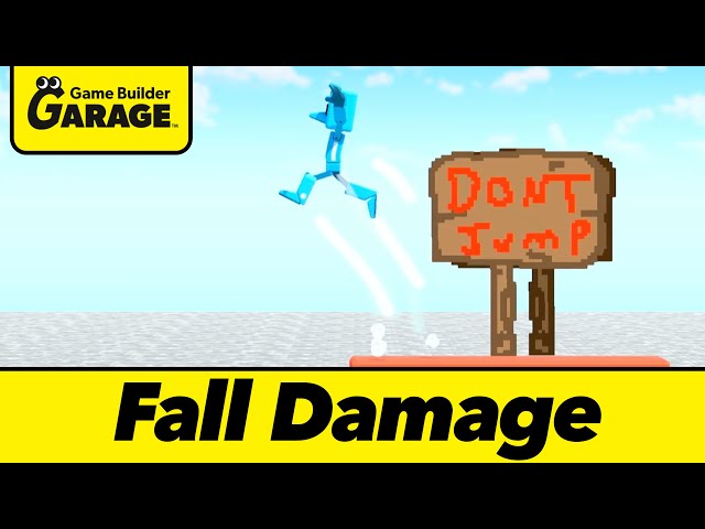 Let's Add Fall Damage to Game Builder Garage