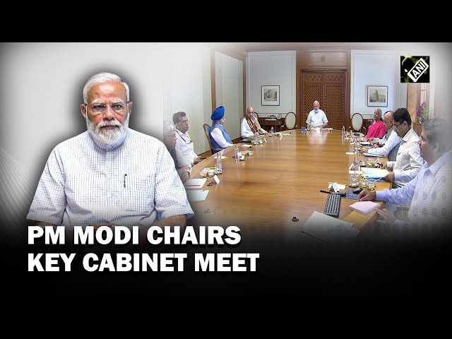 Hours after arriving from his 2 nation trip to US and Egypt, PM Modi chairs key cabinet meet at 7LKM