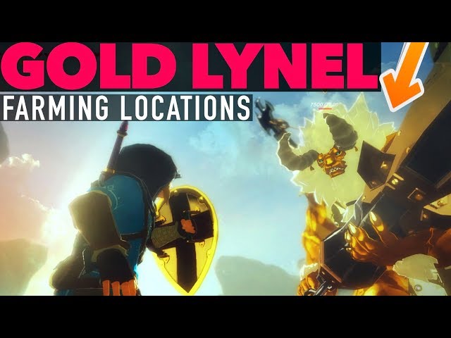 How to Beat and Farm Gold Lynels in Zelda Breath of The Wild