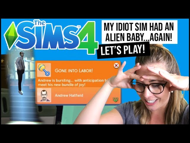Sims 4 Let's Play: My Idiot Sim Had an Alien Baby...AGAIN! | Get to Work Sims | xameliax