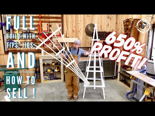 650% Profit - Make Money Woodworking - Full Build