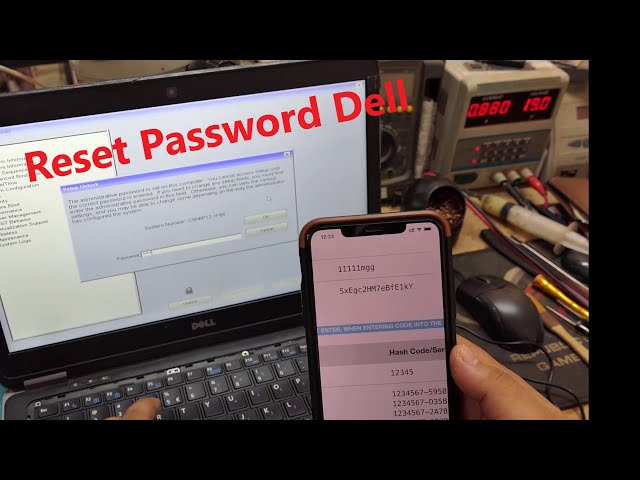 BIOS Password Recovery for Dell Laptops Series with Smart Phone