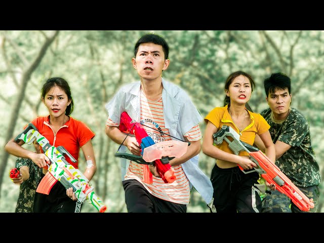 Xgirl Nerf Films: The Lost Doctor Crazy Cherry & Warriors Nerf Guns Criminal Group Perfect Weapons
