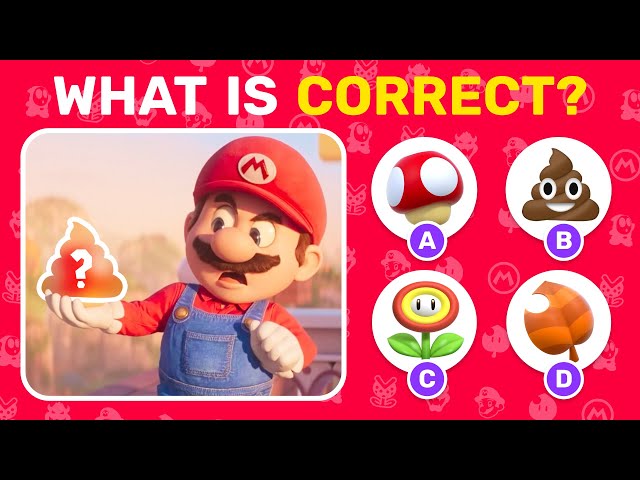 Guess the Hidden Figure | Super Mario Movie Quiz 2023 🍄⭐️🏰