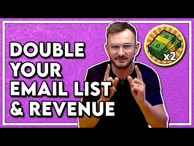 How To DOUBLE Your Email List & Revenue With This One Simple Page 📬🤑
