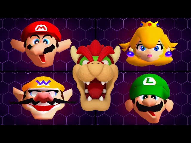 Mario Party Series - All Face Lift Character Patterns