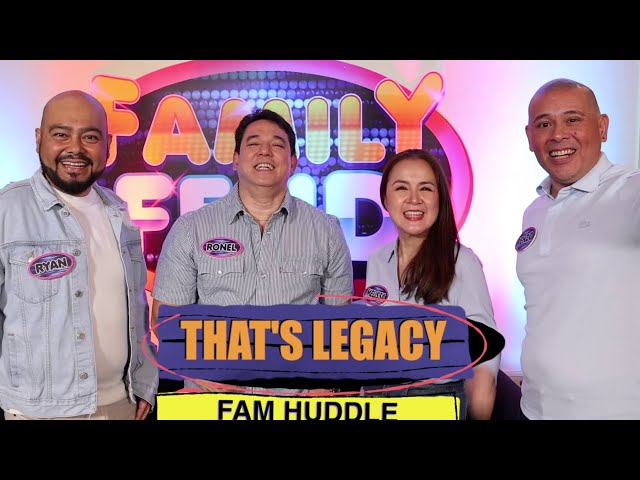 Family Feud: Fam Huddle with team That's Legacy | Online Exclusive