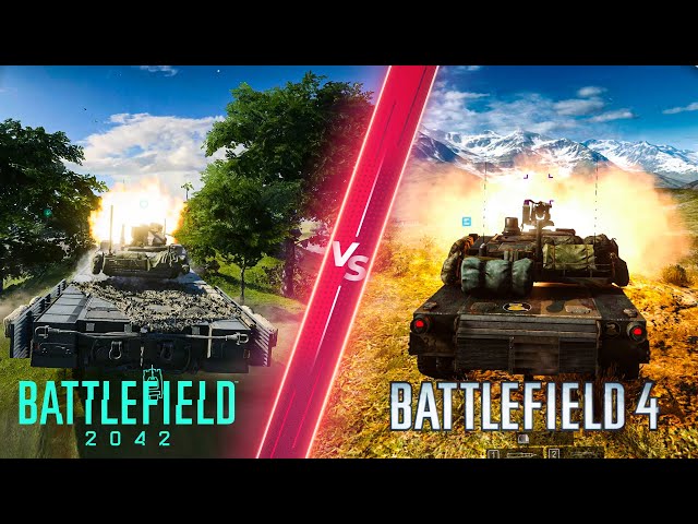Battlefield 2042 (BETA) vs Battlefield 4 - Direct Comparison! Attention to Detail & Graphics! 4K