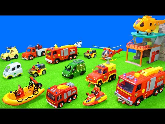 Feuerwehrmann Sam Spielzeug Feuerwehrautos für Kinder mit der Feuerwehr aus Pontypandy