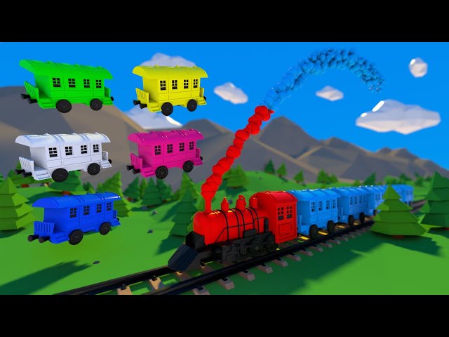 Pociąg dla dzieci zmienia kolory | CzyWieszJak