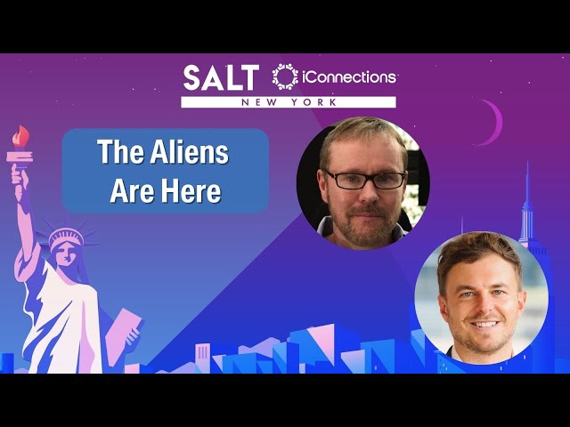 "100%" Aliens Have Already Arrived -Dr. Garry Nolan | SALT iConnections New York