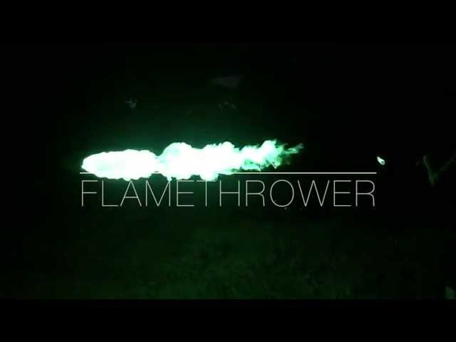Green Flamethrower Squirtgun