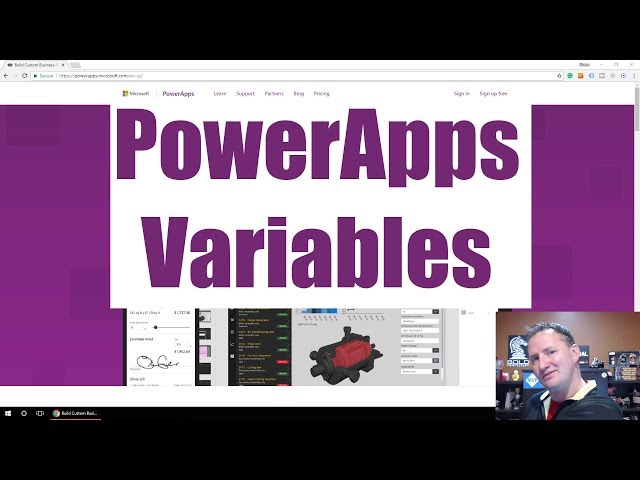Intro to PowerApps Variables