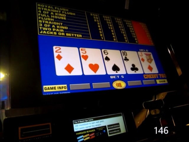 Single video poker machine challenge #2